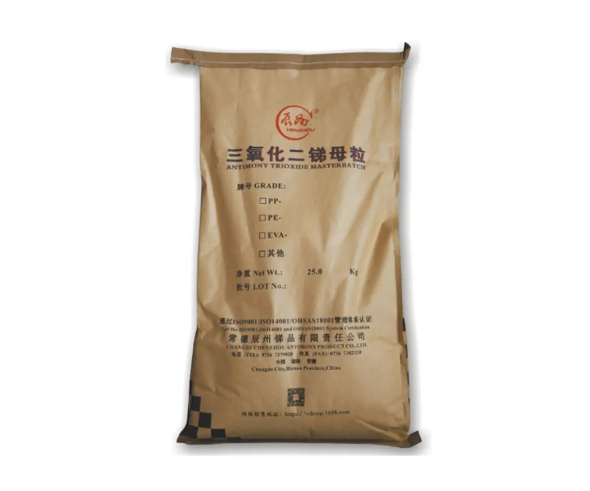 Antimony trioxide masterbatch